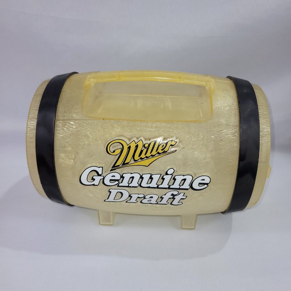 Miller Genuine Draft MGD Barrel Beer Barrel Liquid Water Liquor Dispenser Holder